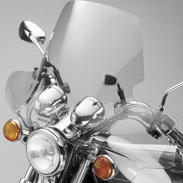 Clear 18 1/2" h x 32" w national cycle plexistar 2 windshield