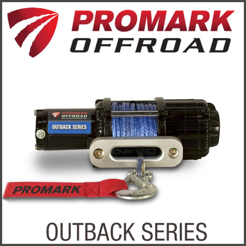 5000lb winch promark atv utv winch 5000 lb + synthetic cable free shipping