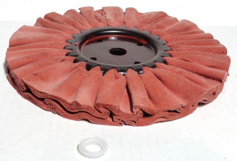 Treated airway buffing wheel red 5/8" for kenworth peterbilt freightliner ss