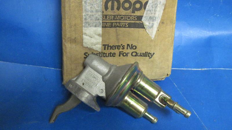 Mopar fuel pump  w/1.7l engines in all 1979-83 mopar models.n.o.s.