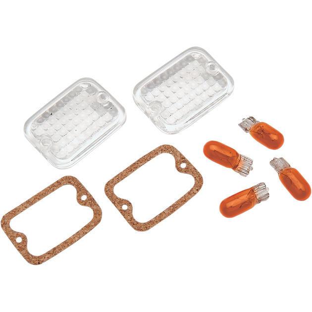 Emgo fork mount deco light lens conversion kit universal