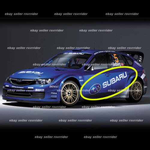 Rally side decal stickers for 2008 2009 2010 2011 2012 2013 subaru impreza