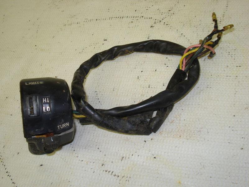 75 yamaha tx 500 tx500 xs500 xs - left handlebar switch -turn signal-headlight