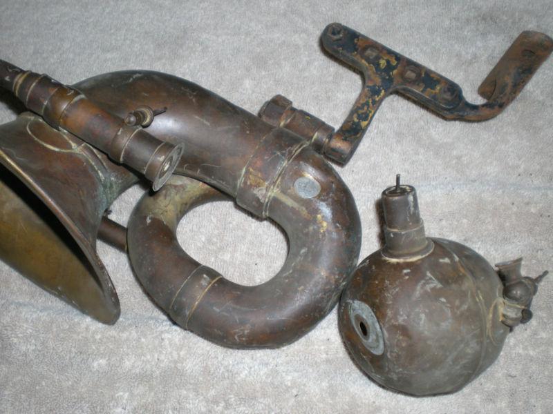 Antique Brass Horn - Possible Carbide - 1900's - 1920's - Unknown Manufacturer , US $199.99, image 4