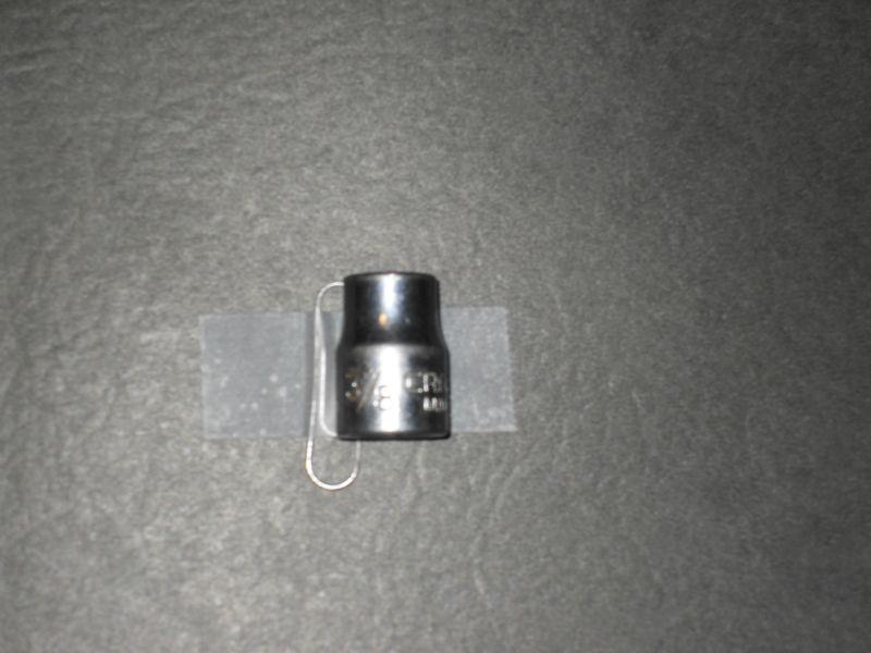 Craftsman 3/8” drive, 3/8" sae, shallow 12 pt socket.”