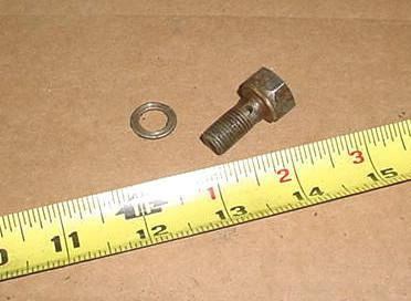 Honda 600 coupe sedan front brake oil through bolt & gasket z600 brakes line