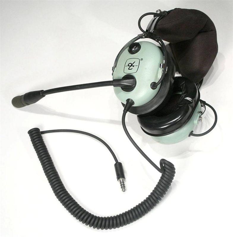 David clark dc h10-13h for helicopter, aviation pilot headset