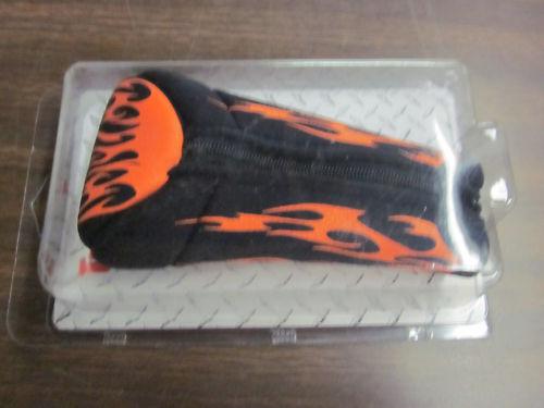 ~trick stick~ gear shift cover flames padded ~orange~
