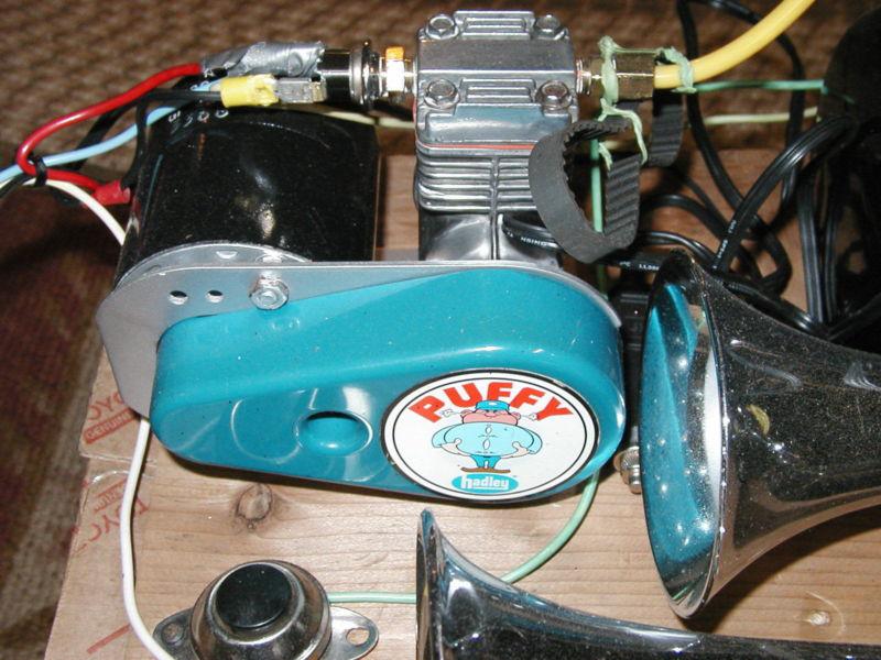 Purchase Vintage Hadley Dual Air Horn W/ Compressor Tank Valve Railroad