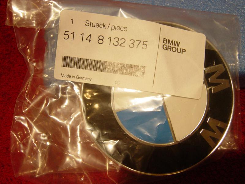 Bmw round hood emblem and groument oem brand newe60 e46 e90 3 series x5 