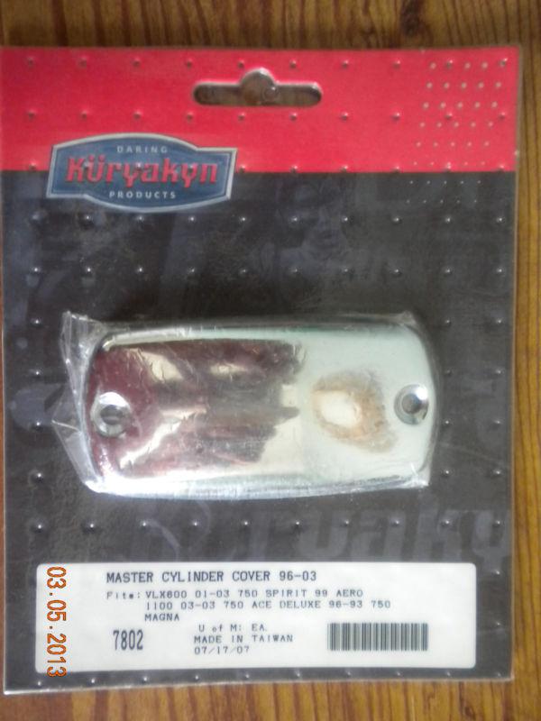  06 roadstar 1600/1700 awsome !!!!!!! kuryakyn chrome master cylinder cover     