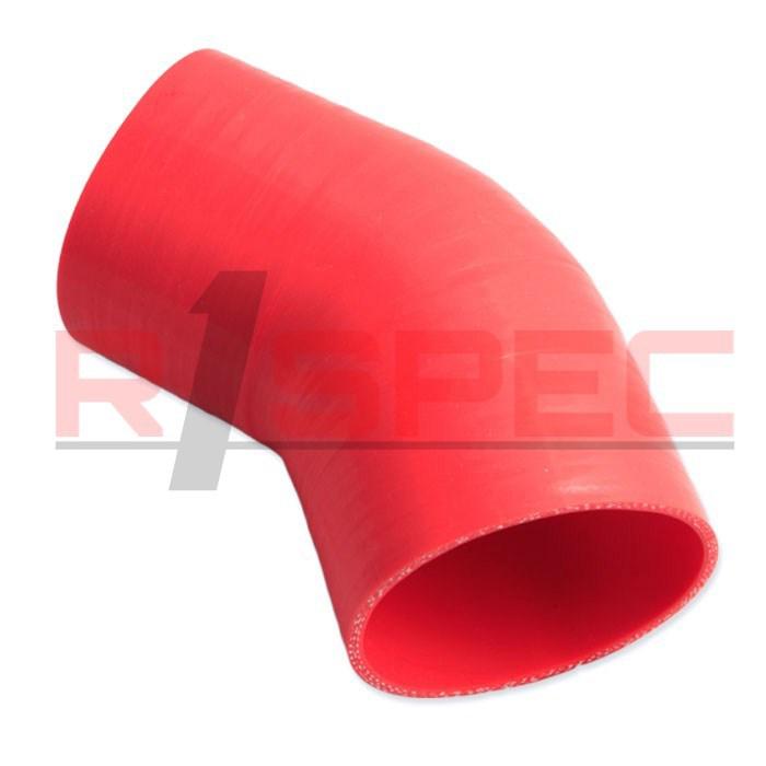 Universal 4.0'' 102mm 3 ply 45 degree red silicone hose coupler turbo intake rd