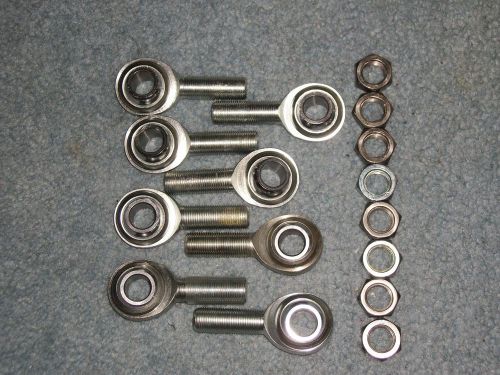 8 steel 5/8 heim ends and 8 jamb nuts no reserve 4