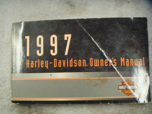 1997 harley davidson owner's manual used 99466-97 handbook flt dyna fxst xl