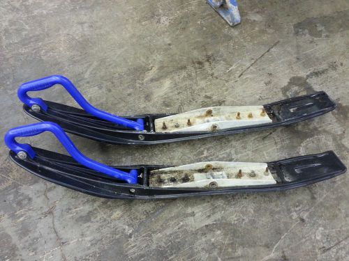 01 02 03 04 05 06 yamaha viper venom sxr snowmobile ski skis dual runners black