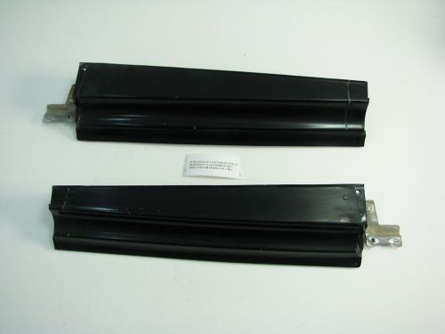 80-92 cadillac fleetwood brougham bumper filler moldings black