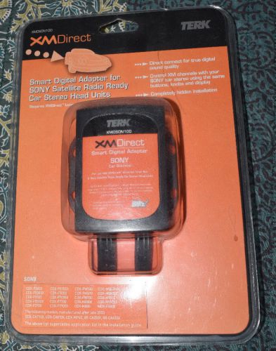 Terk xm direct smart digital adapter for sony car stereos / new, sealed