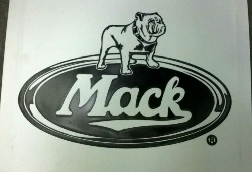 New!! pair of mack truck mud flaps 24x24 bulldog logo