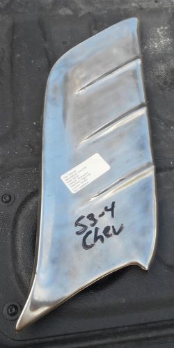 1953 1954 chevrolet accessory right front fender gravel stone guard shield