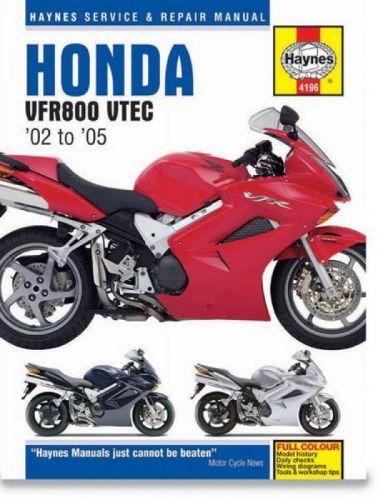 Haynes repair manual vfr800 honda vfr800a interceptor abs 02-05