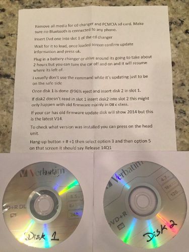 Mercedes benz 2015 ntg4 dvd map update north america v14 w204