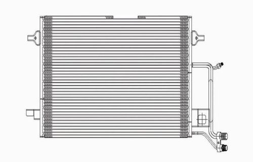 Replacement ac condenser parallel flow type 1998-2004 for a6 2.8 3.0 4b0260403t