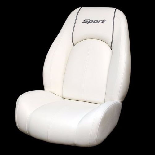 Sea ray white 175 stc-08 boat bucket seat (single)