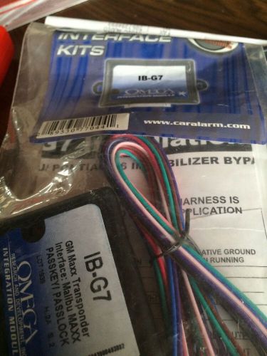 Pontiac g6 &amp; malibu maxx immobilizer bypass omega ib-g7 passlock interface