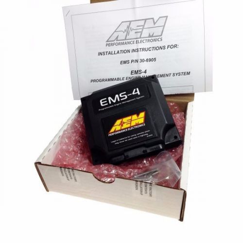 Aem ems-4 universal standalone engine management with 96&#034; flying lead harness