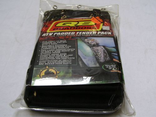 Quadboss atv padded fnder pack black 15-6549