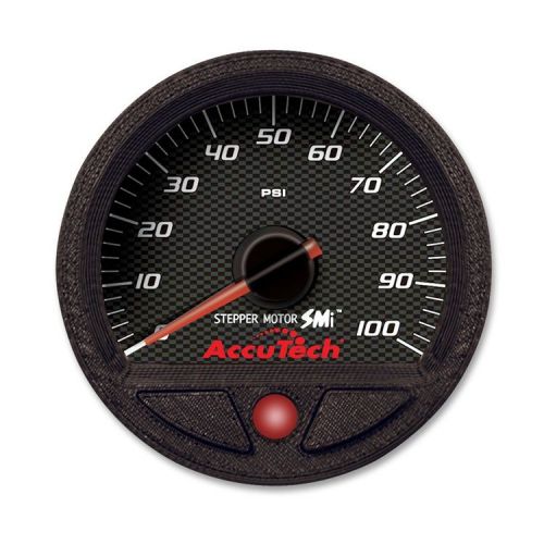 Longacre 46538 accutech smi fuel pressure gauge - 0-100 psi