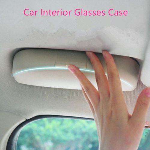 Car front sun glasses case driving glasses storage box for toyota chevrolet ect.