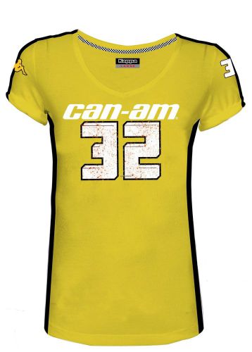 2017 jeffrey earnhardht can-am gofas racing team women's t-shirt - yellow