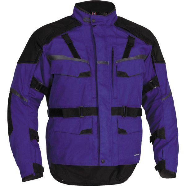 Blue/black m firstgear jaunt t2 textile jacket