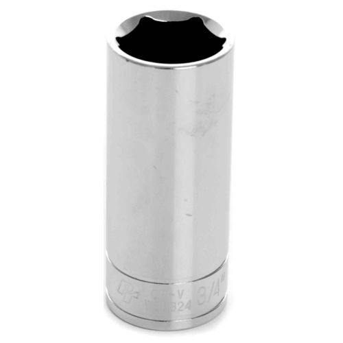 Performance tool w38324 socket socket-3/8'' dr 6pt deep 3/4