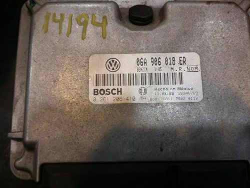 Volkswagen beetle engine brain box electronic control module; 1.9l (turbo dies