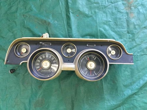 1967 mustang instrument cluster with gauges no tach