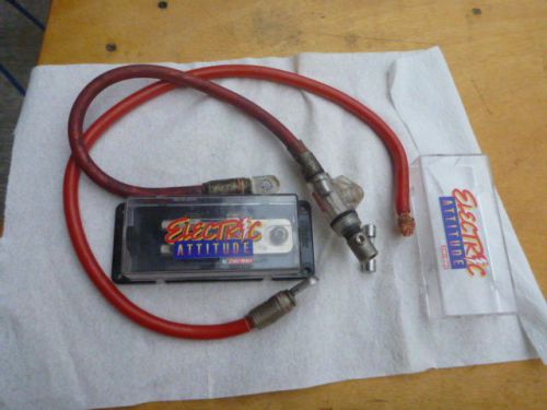Streetwires car audio x 2 (8 gauge) to x1 (4 gauge) fuse box and end pieces