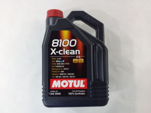102051 motul 8100 5 liter 8100 5w40 x-clean c3 505 01,502 00, ll04, 229.51