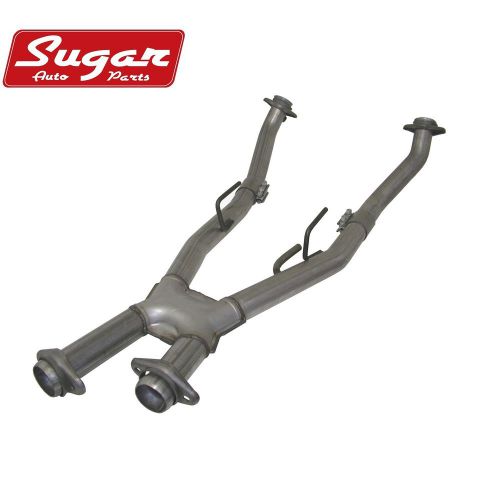 Bbk performance 1665 high-flow full x-pipe assembly fits 96-98 mustang
