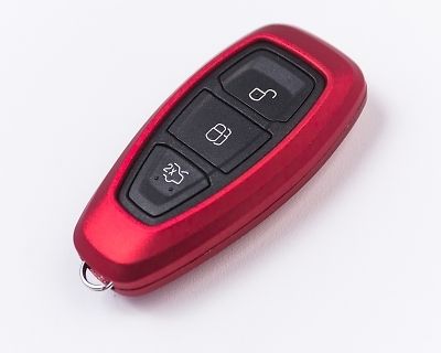 Agency power ap-key-12611 metallic red key fob protection cased remote key