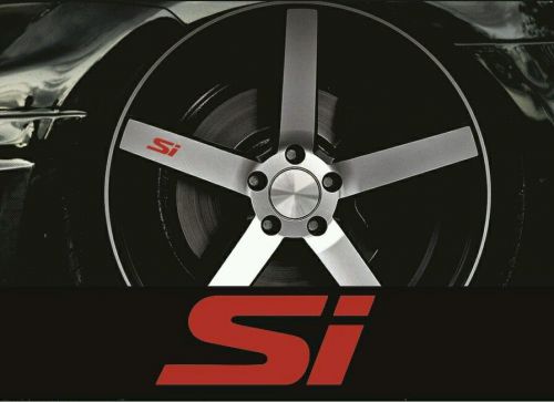 Si honda rims decal 2"x 0.8" (kit: 4 units)