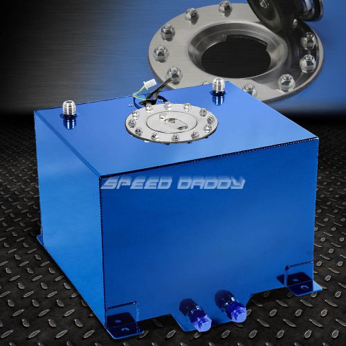 8 gallon/30.5l blue coat aluminum racing/drift fuel cell gas tank+level sender