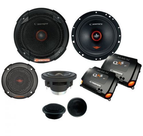 Cadence qrs6k3 500w 6.5&#034; 3-way qrs series component car stereo speaker system