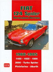 Fiat 124 spider performance portfolio 1966-1985 2000