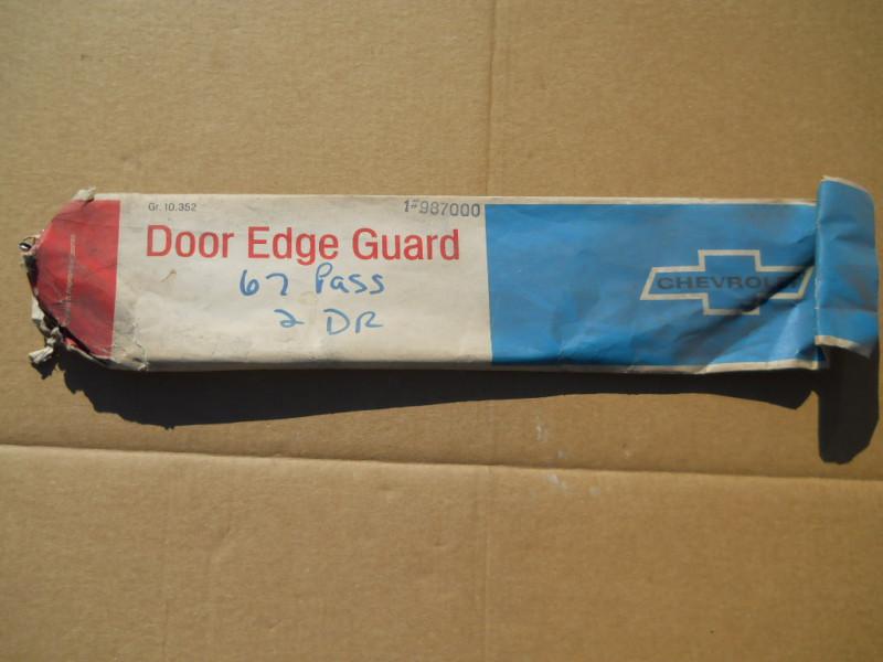 1967 full size chevy new old stock door edge guards