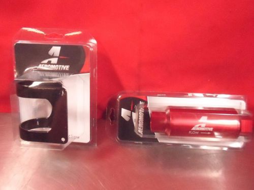 Aeromotive 12335 40 micron orb-10 red filter new 12701 2" bracket