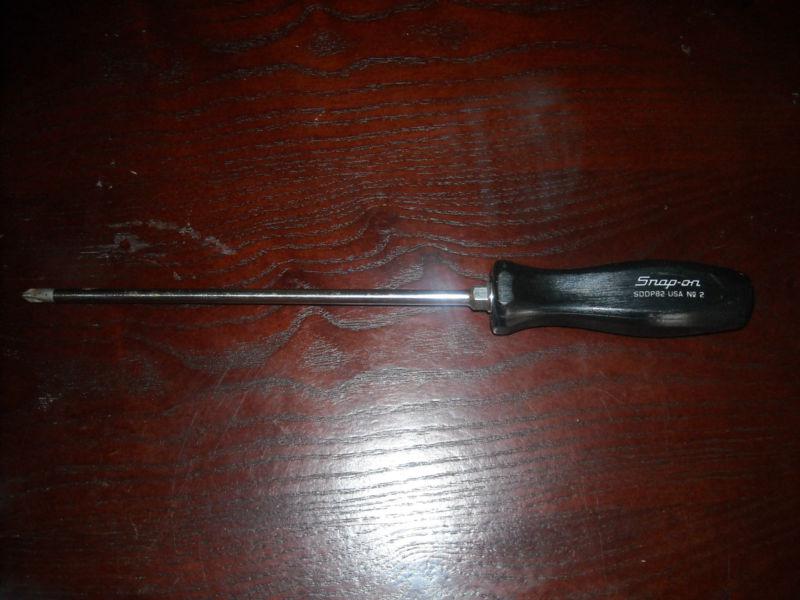 snap on tool screwdriver driver black classic hard handle phillips 2 tip 8 inch, US $0.99, image 4