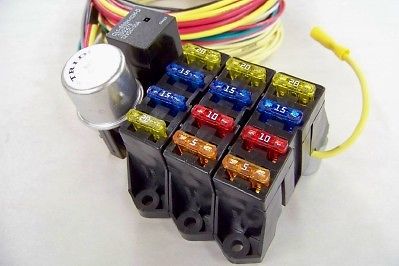 Purchase 12 circuit Universal wiring harness for Rat Rod or Hot Rod in