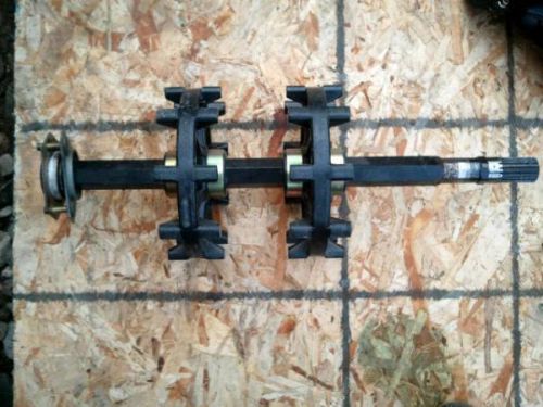 Front drive axle &amp; sprockets 2003 bombardier skidoo  grand touring 380 / 550 fan